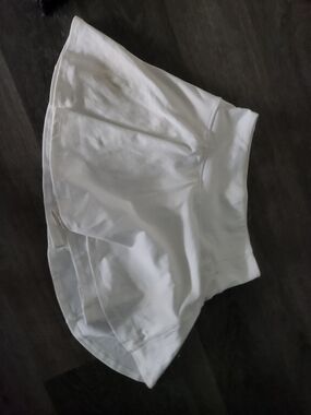 SO White Athletic Skort Shorts